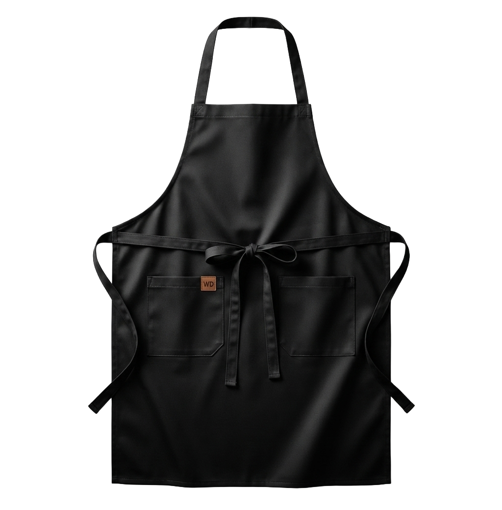 סינר כותנה שחור 3230-15